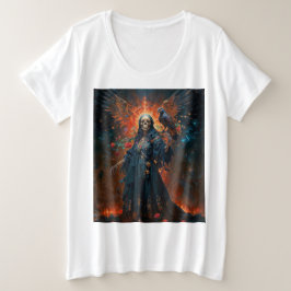Camiseta Santa Morte Vestido Preto