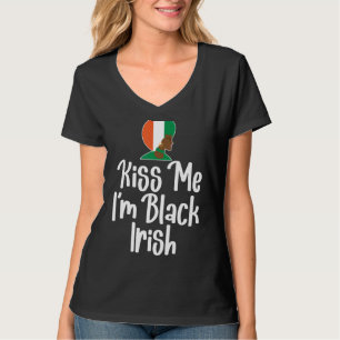 Camiseta Santa Patrick's Day Engraçado Citação Negra