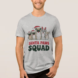 Camiseta Santa Paws Squad