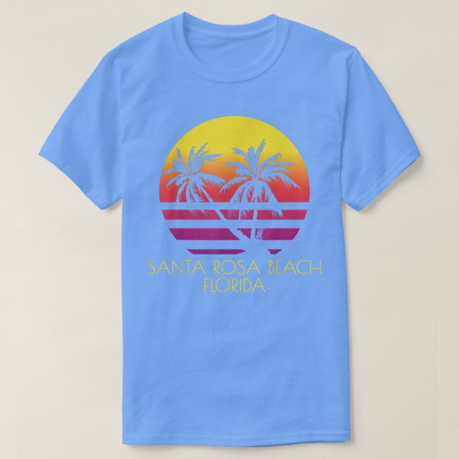 Camiseta Santa Rosa Beach Florida1006  (Frente do Design)