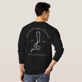 Camiseta Santa Rosária Miçanga Cruz Católica
