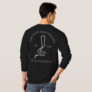 Camiseta Santa Rosária Miçanga Cruz Católica