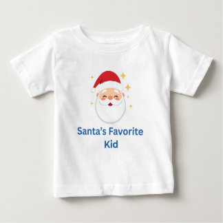 Camiseta Santa’s Favorite Kid Cute Christmas Design for Kid