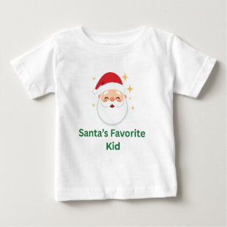 Camiseta Santa’s Favorite Kid Cute Christmas Design for Kid