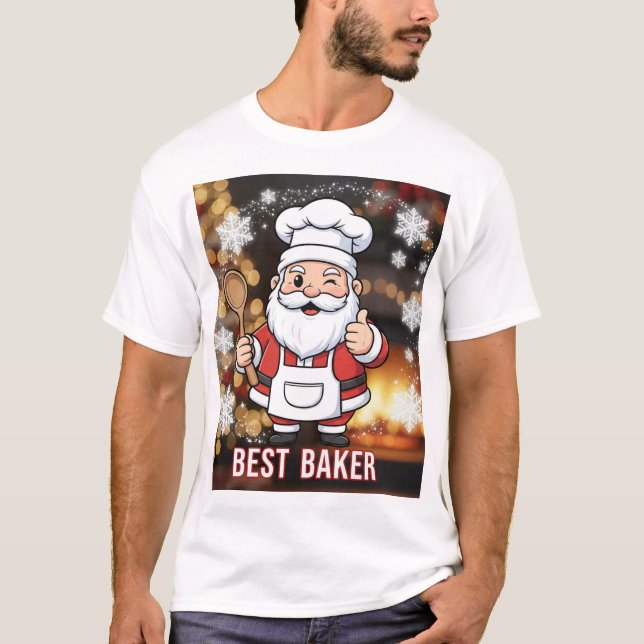 Camiseta Santa’s Favorite Teacher / Nurse / Mom / Gamer (Frente)