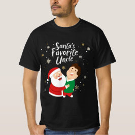 Camiseta Santa’s Favorite Uncle | Cute Family Christmas Des