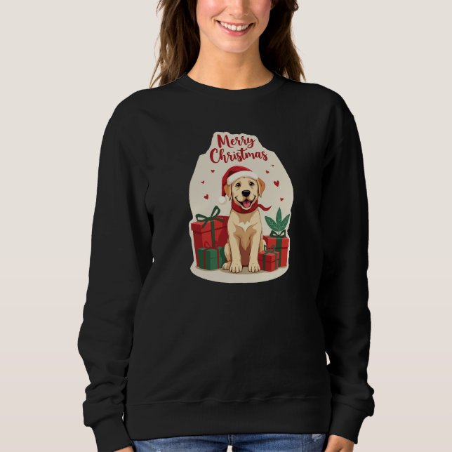 Camiseta Santa’s Furry Helper (Frente)