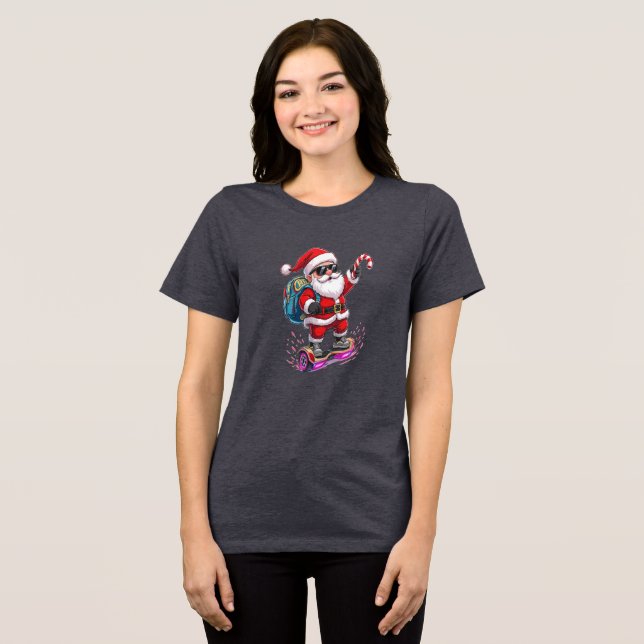 Camiseta Santa’s Spin-Out (Frente Completa)