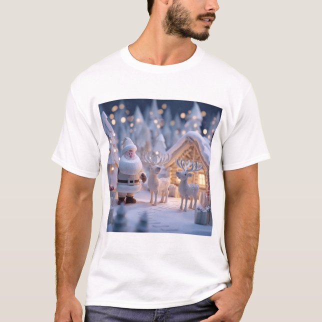 Camiseta Santa’s White Christmas (Frente)