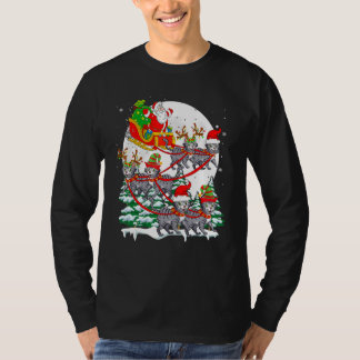 Camiseta Santa Sleigh Reindeer American Shorthair Shorthair