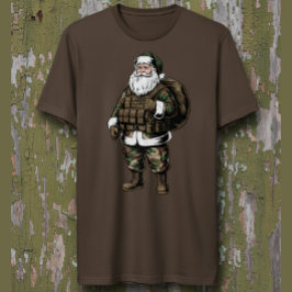 Camiseta Santa Soldier
