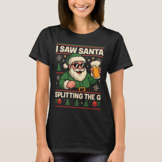 Camiseta santa splitting, ugly christmas, christmas Graphic