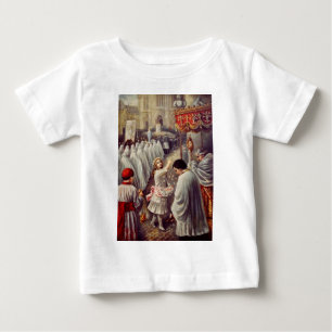 Camiseta Santa Teresinha Lançando Rosas Corpus Domini Arte