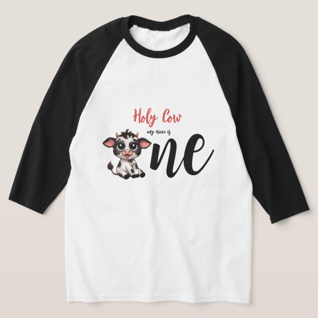 Camiseta Santa vaca, minha sobrinha é uma (Postura )