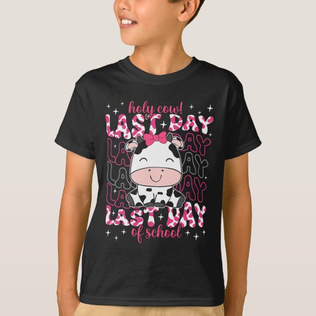 Camiseta Santa Vaca No Último Dia De Professores Garotas (Frente)