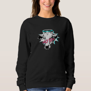 Camiseta Santa Vaca Retro Distante Vaca Sagrada