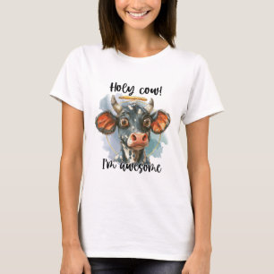 Camiseta Santa vaca, sou incrível