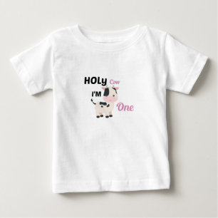 Camiseta Santa vaca, sou um, Fazenda dote de aniversário