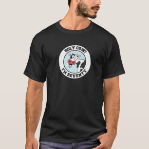 Camiseta Santa Vaca, tenho 70 70 engraçadas.