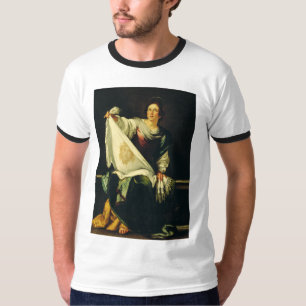 Camiseta Santa Verônica Arte O Milagre do Santo Rosto