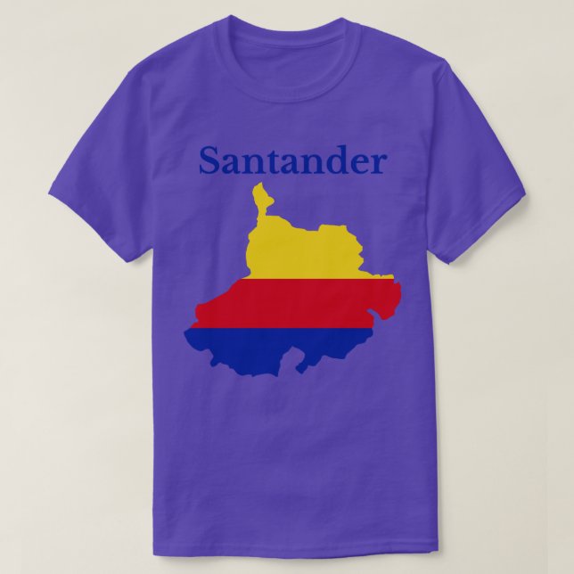 Camiseta Santander Departamento Colômbia (Frente do Design)