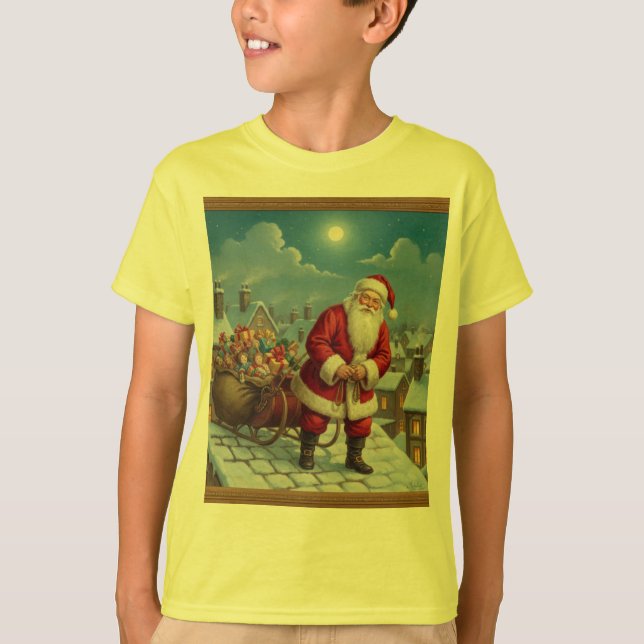 Camiseta Santa's Christmas Eve Journey (Frente)