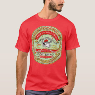 CAMISETA SANTAS COFFEE COMPANY GRUNGE DISTRESSE