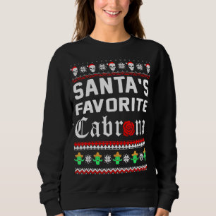 Camiseta Santas Favorita Cabrona México Cactus Skull Ugly C
