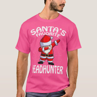 Camiseta Santas Favoritas Caçador de Cabeça Natal