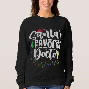Camiseta Santas Favoritas Doutor Natal Santa Hat Xmas Li