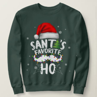 Camiseta Santas Favoritas Ho Papais noeis favoritas Ho Engr