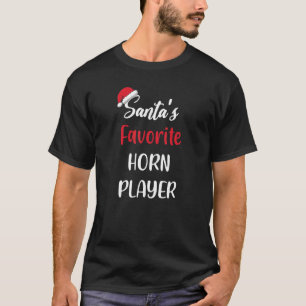 Camiseta Santas Favoritas Horn Player Horn Horn Horn Paj