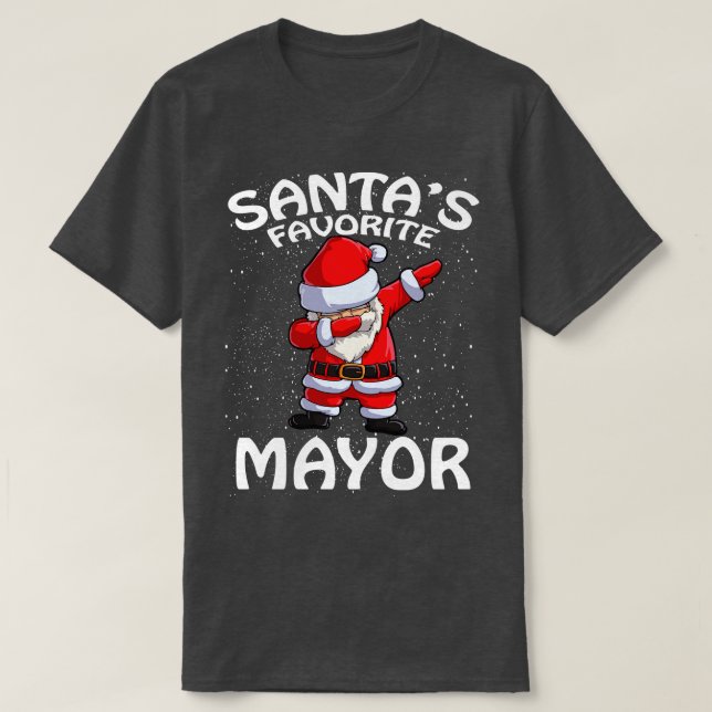Camiseta Santas Favoritas Prefeito Natal (Frente do Design)