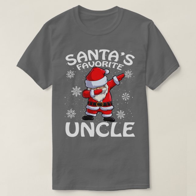Camiseta Santas Favoritas Tio Natal (Frente do Design)