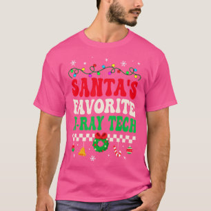 Camiseta Santas Favoritas Xray Tech Retro Natal