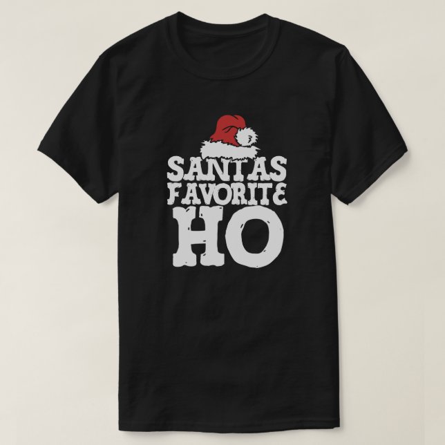 Camiseta Santas Favorite (Frente do Design)