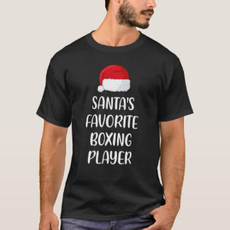 Camiseta Santas Favorite Boxing Player Christmas Boxing