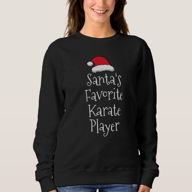 Camiseta Santas Favorite Karate Player  Christmas  Karate (Frente)