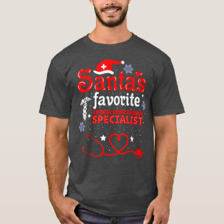 Camiseta Santas Favorite Spinal Cord Injury Specialist Chri