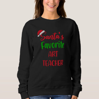Camiseta Santas Favorite Teacher Christmas