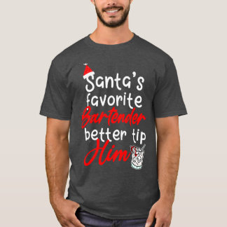 Camiseta Santas Favorito Barman 4