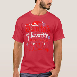 Camiseta Santas Favorito Dermatologista Natal