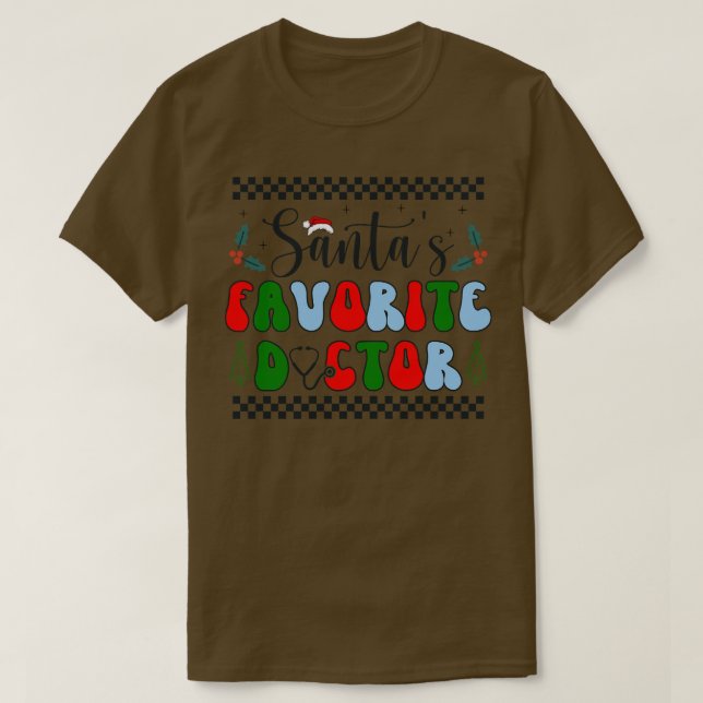 Camiseta Santas Favorito Doutor (Frente do Design)