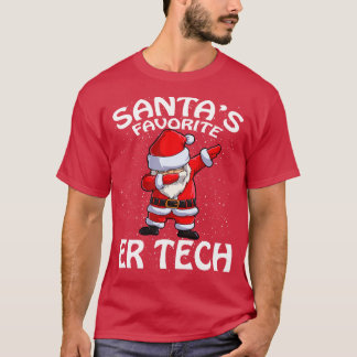 Camiseta Santas Favorito Er Tech Christmas