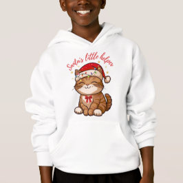 Camiseta Santa's Little Helper Cat Christmas