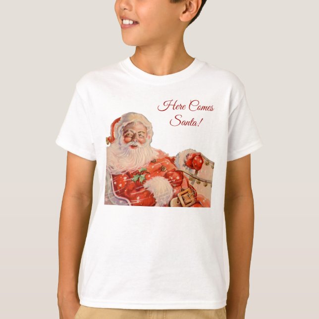 Camiseta Santas Sleigh Ride (Frente)