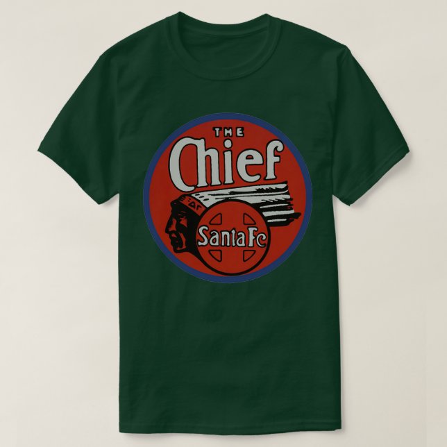 Camiseta Sante Fe Railroad O Chefe (Frente do Design)