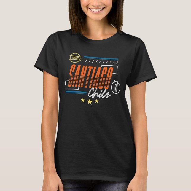 Camiseta Santiago Chile (Frente)