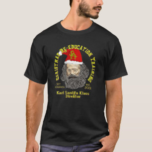 Camiseta Santifa Claus Santifa Klaus Anti Christmas Marx So