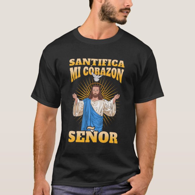 Camiseta Santifica Mi Corazã"N Seã"Ou (Frente)